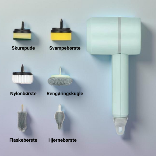 CleanStream™️ 5 i 1 Elektrisk Rengøringsbørste